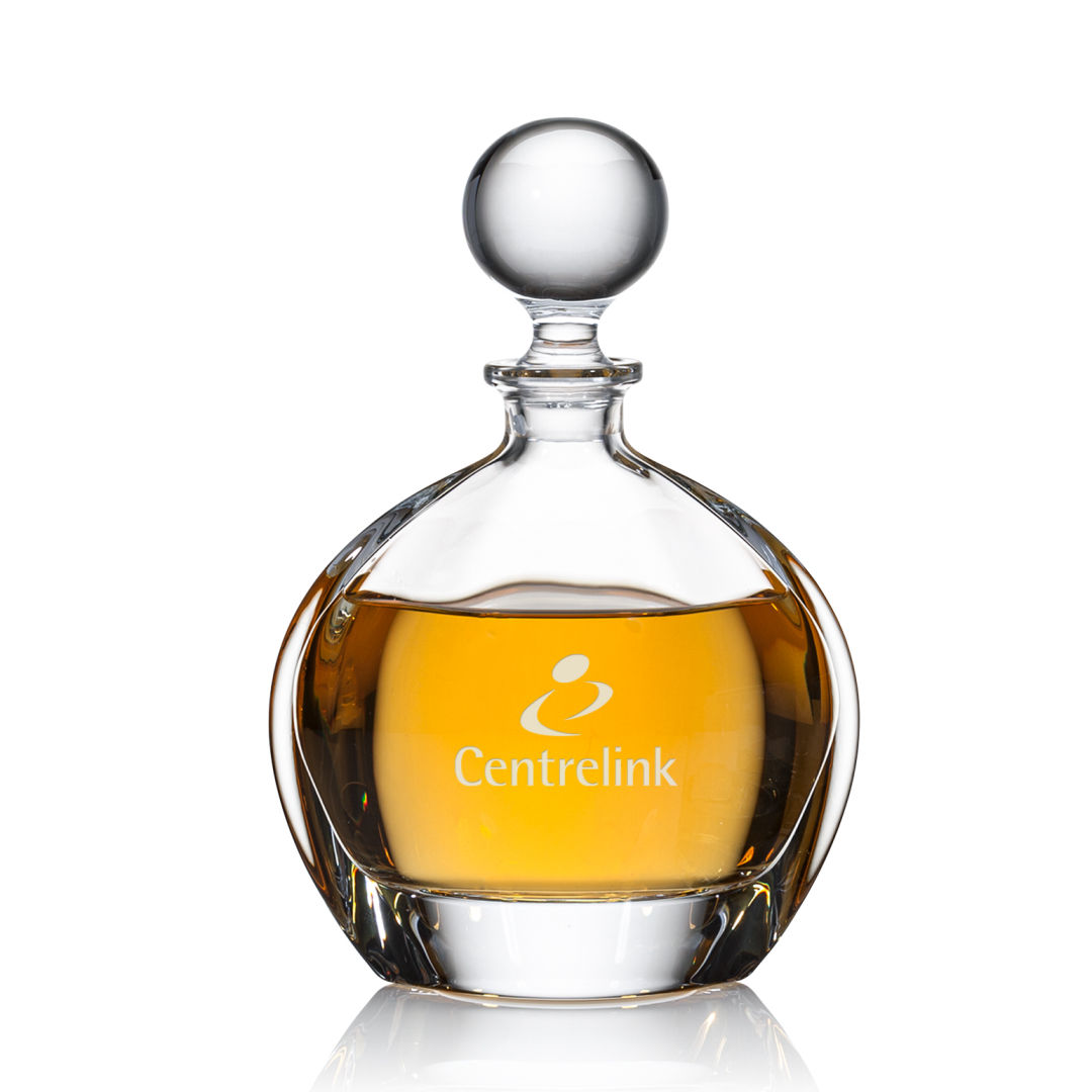 Spherical Decanter Alone or with 2 or 4 Glasses Inclusive Pricing