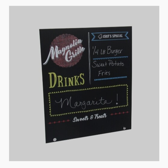 Chalkboard sign material