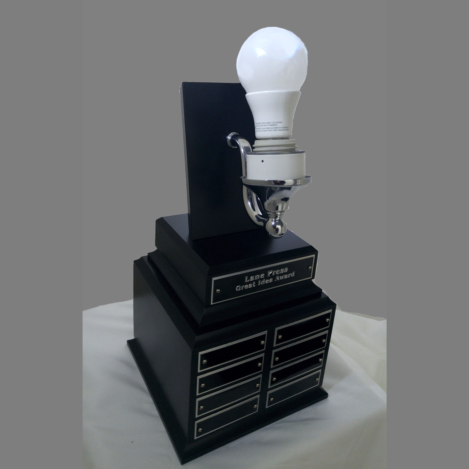 Custom Light Bulb Trophy