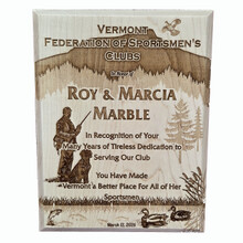 Vermont Maple plaque