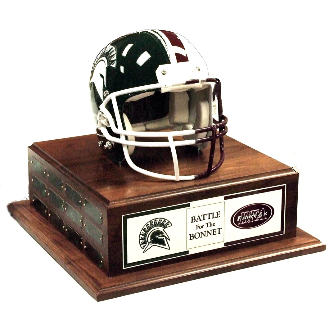 Custom Football Helmet Trophy