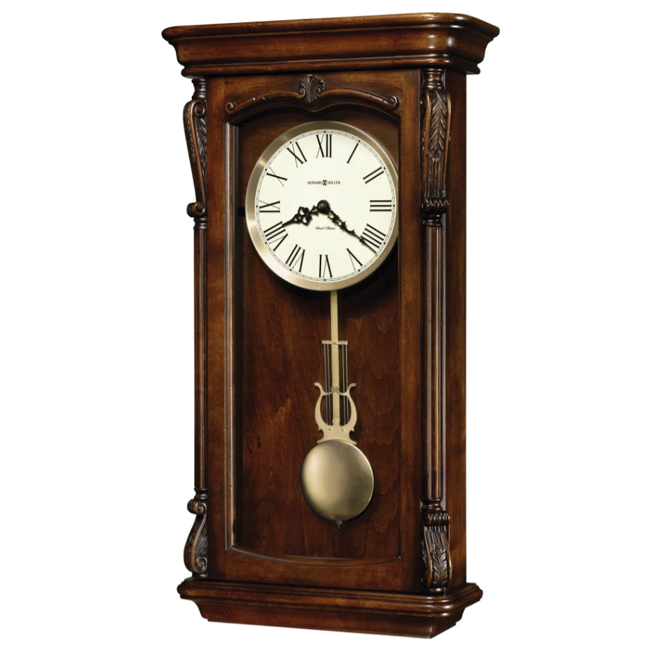 Hardwood wall clock