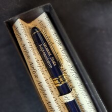 Actual engraved (not lasered) pen