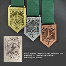Legend of the Lake Medals