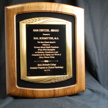 rotary engraving plaque award