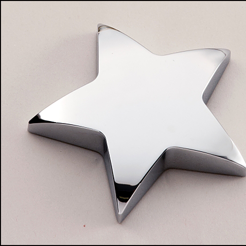star paperweight with standard engraving