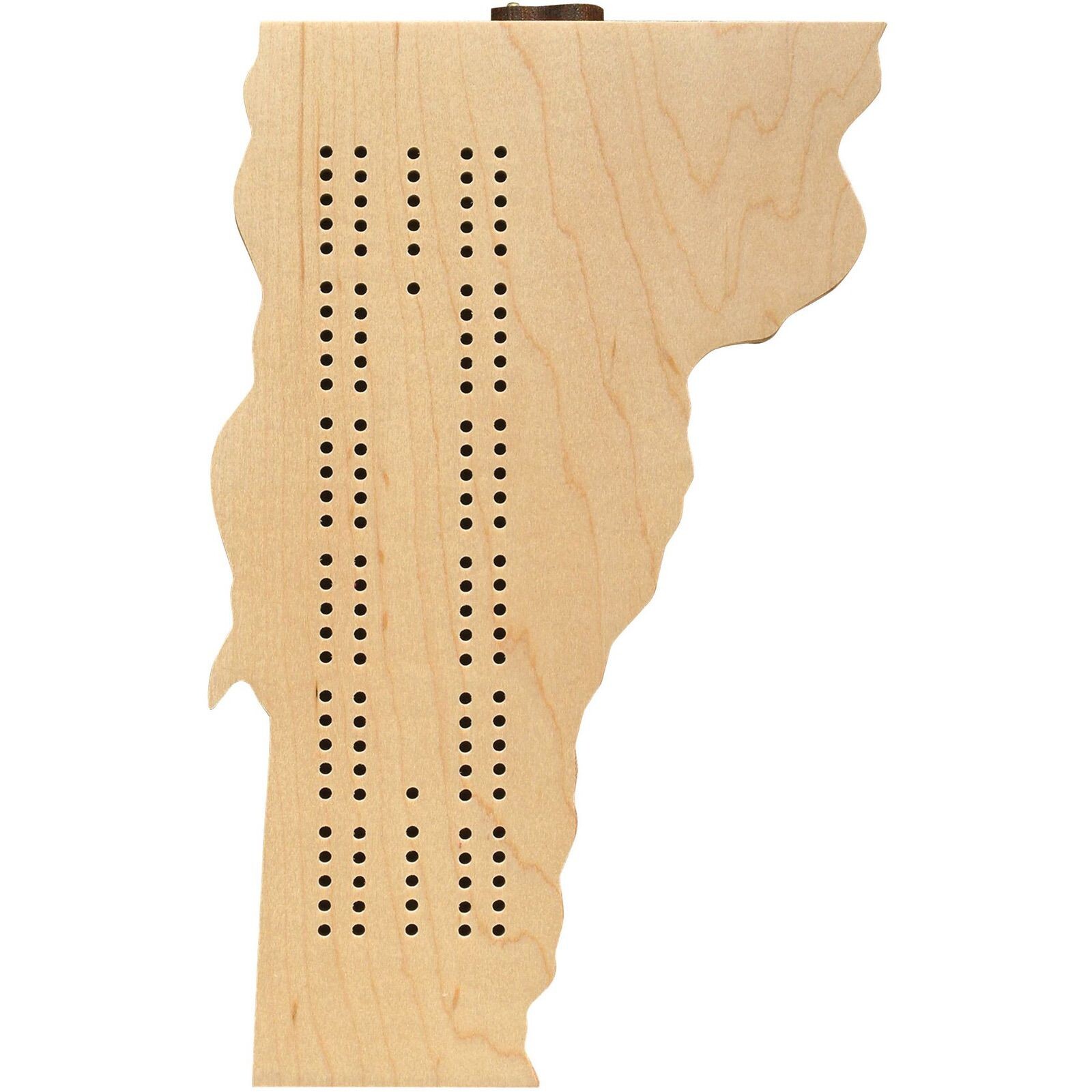 VT Maple Cribbage Board