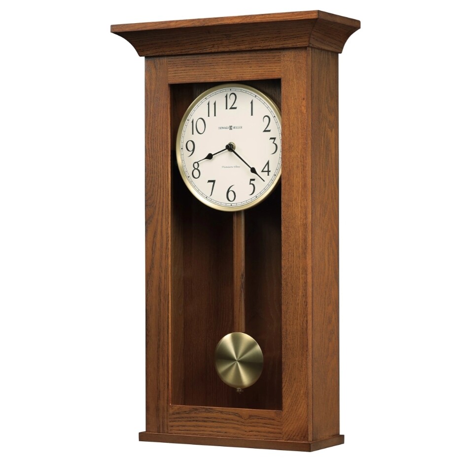 Oak Finish Hardwood wall clock