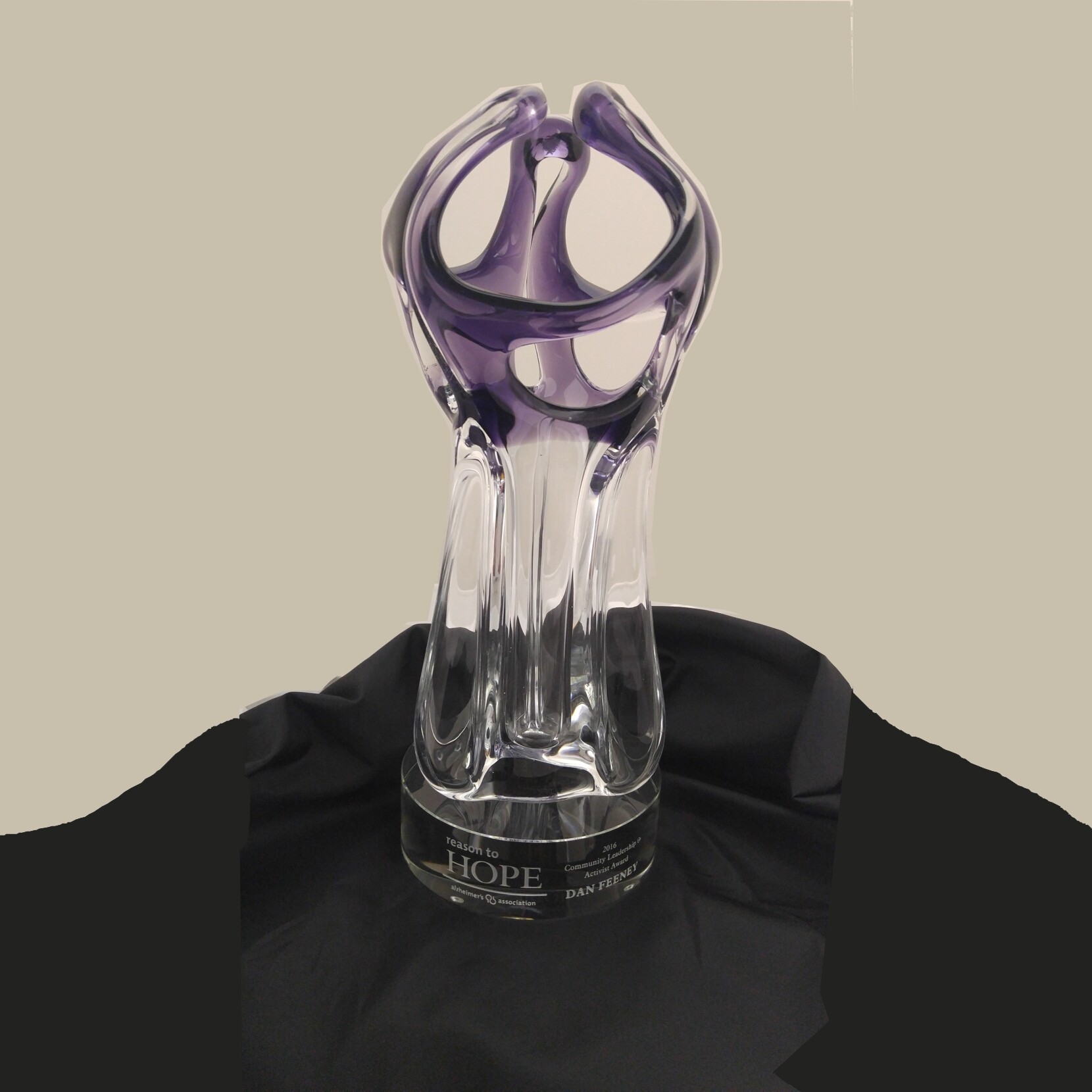 Art Glass Purple Award