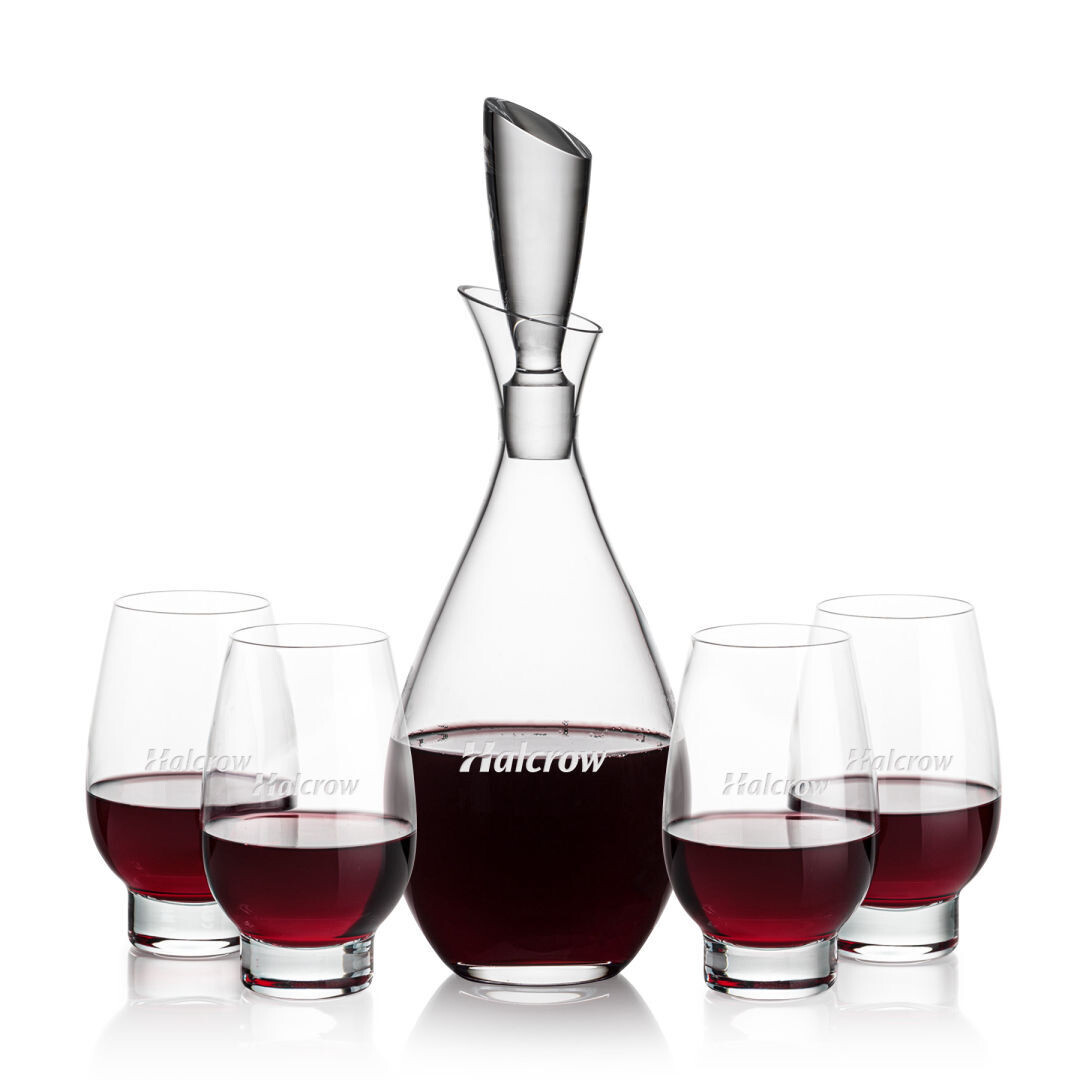 Decanter and Glenarden Wine Glasses