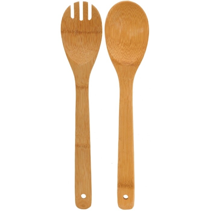 Genuine Bamboo Utensils Go With Cutting Board