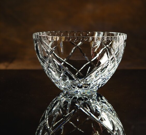 Harlequin Lead Crystal Award Bowl