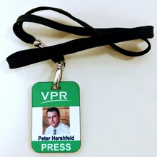 VPR press custom nametag