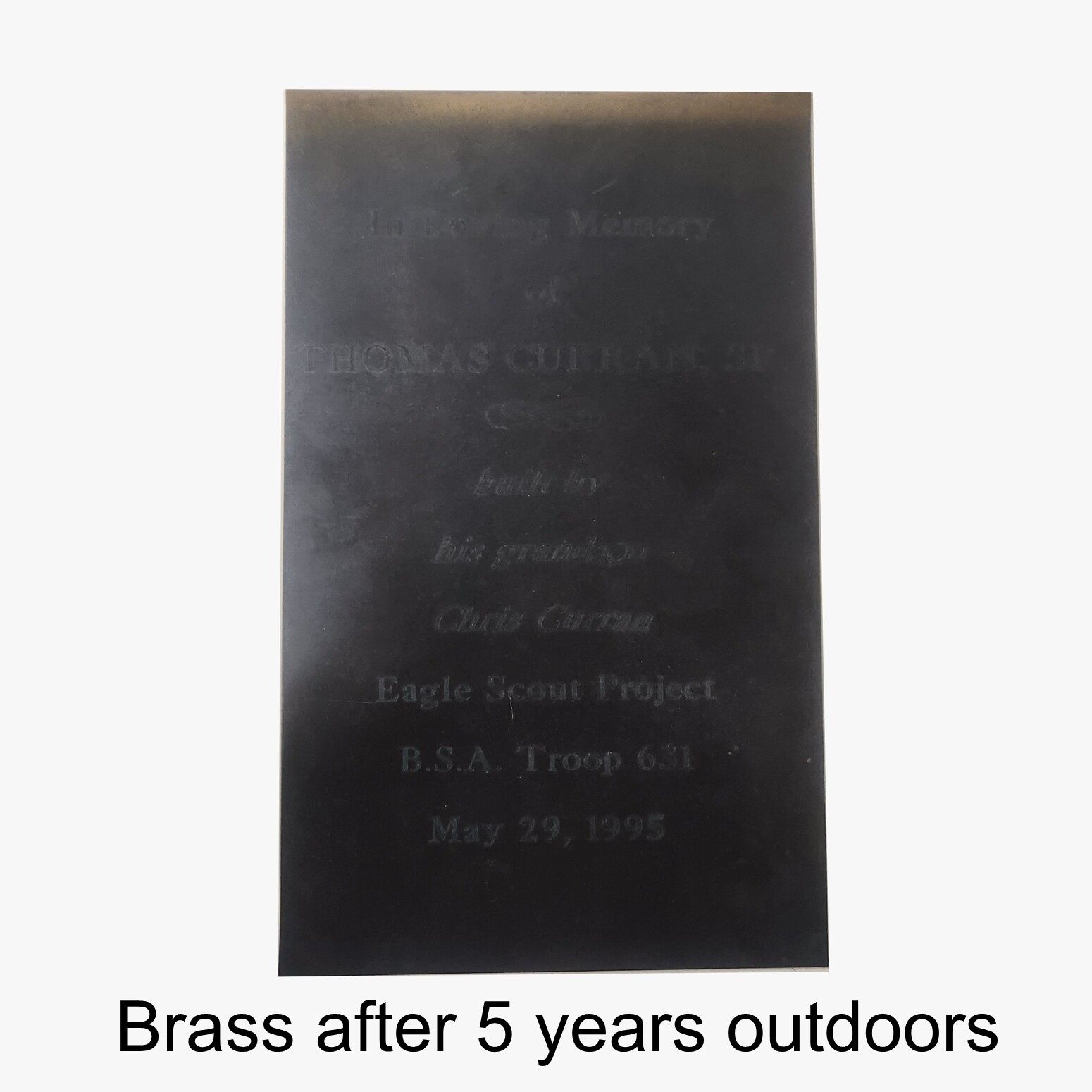 Outdoor Brass - just don't!