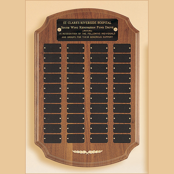 40 plate perpetual wall plaque