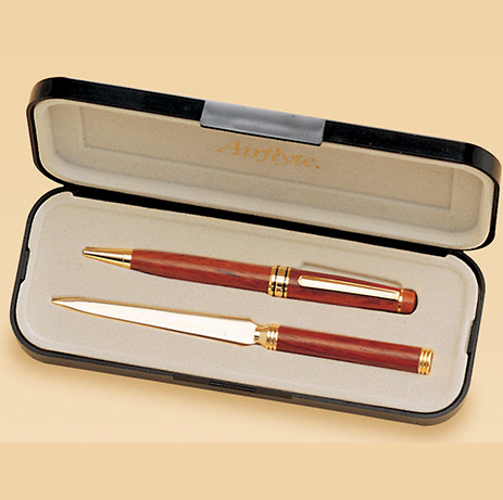 Rosewood Pen and Letter Opener Gift Set