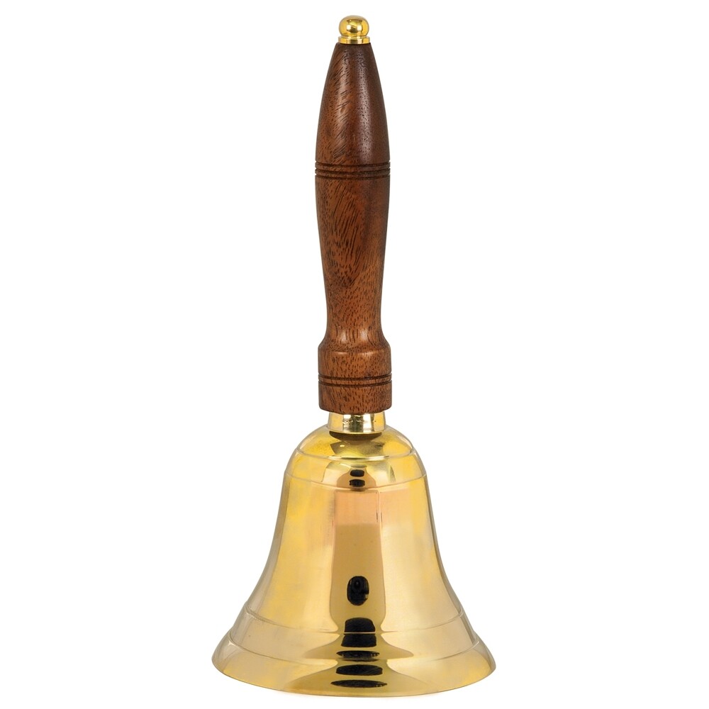 Brass School Bells In 4 Sizes — Vermont Awards & Engraving