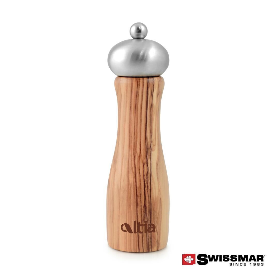 Salt & Pepper Mills - Olive and Stainless