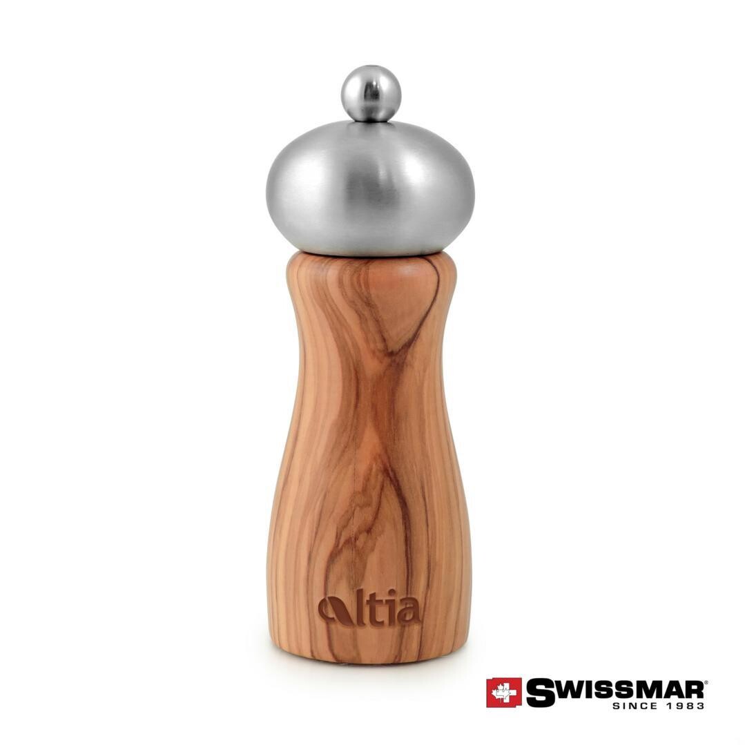 Salt & Pepper Mills - Olive and Stainless