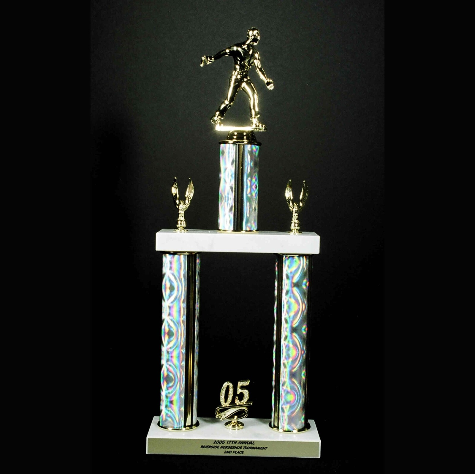 Classic Trophy on Marble Base With Trim In 3 Sizes