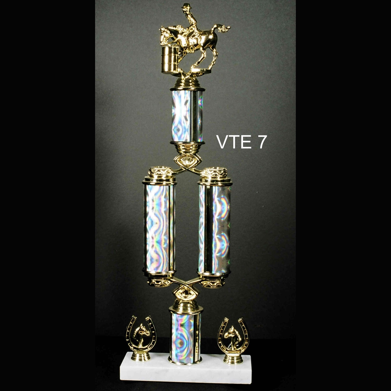 Classic Trophy On Marble Base With Trim In 3 Sizes