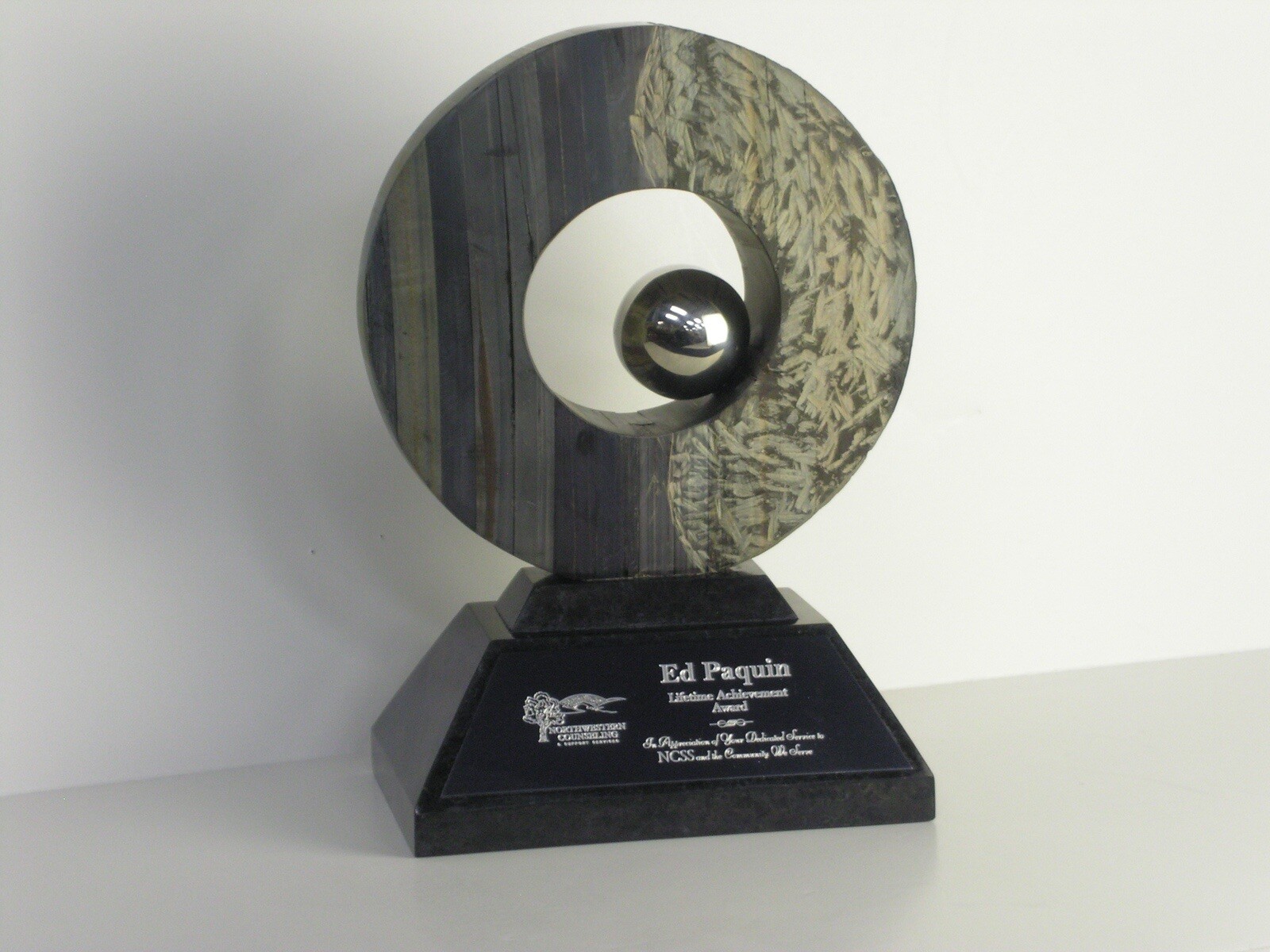 Stone and Metal Award in 3 Sizes